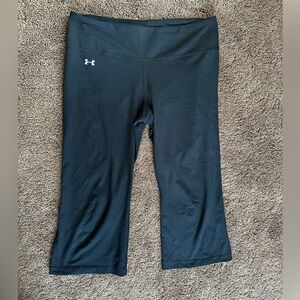 Under Armour Black Capri Workout Pants